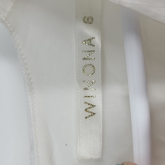 Winona white long-sleeved lined dress - Picture 4 of 5